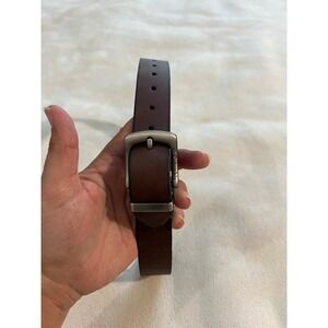 Columbia Kids Reversible Belt Brown Black Silver Buckle XS Adjustable NWT